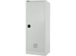 Schäfer Shop Select Umweltschrank, B 600 x T 500 x H 1585 mm, 2 Wannen à 11 Liter + WHG‑Wanne 7 Liter, lichtgrau
