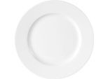 Speiseteller, rund, spülmaschinenfest, Ø 240 x H 21 mm, Porzellan, weiß, 6 Stück