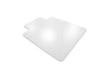 Bodenschutzmatte Floortex Valuemat, rechteckig mit Lippe, für Teppichböden, Stärke 2 mm, L 1200 x B 900 mm, Vinyl, transparent
