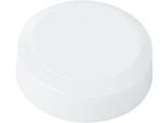 Rundmagnete MAUL, Kunststoff & Metall, Feinstruktur, Haftkraft 300 g, ø 20 x 7,5 mm, weiß, 20 Stück