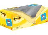 Post-it® Haftnotizen Notes 654Y-20, B 76 x T 76 mm, PEFC®-Papier, gelb, 16 + 4 Blöcke gratis, 100 Blatt/Block