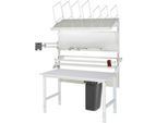 Rau Packtischsystem 06 Arbeitstisch-Serie Tom, B 2000 x T 800 x H 760-1080 mm, Melamin-Platte, bis 500 kg