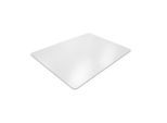 Bodenschutzmatte Floortex Valuemat, rechteckig, für Hartböden, Stärke 1,6 mm, L 1160 x B 1300 mm, Vinyl, transparent
