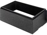Aufsatzrahmen Kängabox®, für Thermoboxen Serie Expert GN 1/1, L 600 x B 400 x H 180 mm, EPP, schwarz