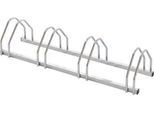 Schäfer Shop Select Fahrradständer, 1-seitig, für 4 Fahrräder, 2 x für Reifenbreite 55 mm + 2 x für Reifenbreite 70 mm, B 330 x T 1170 x H 250 mm, Stahl