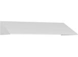 C+P Schrägdachaufsatz, für Spindbreite 1200 mm, verkehrsweiß