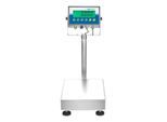 Tischwaage ae ADAM Gladiator GGB 35, ungeeicht, wasserfest, Ablesbarkeit 1 g/Wägebereich bis 35 kg, RS-232, LED, Netz-/Akkubetrieb, Edelstahl