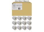 Etiketten G&G, kompatibel zu Zebra 880191-038D, 102 x 38 mm, selbstklebend, perforiert, Thermopapier, weiß, 12 x 1790 Stück