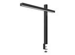 UNILUX LED-Tischleuchte ZENITH, Schwarz, 2370 Lumen, dimmbar, mit Touch-Bedienung und Klemme