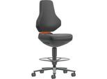 TEXON Arbeits- und Labordrehstuhl mit Skintec-Polsterung, ergonomisch, Sitzhöhe 570–810 mm