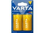 Batterie Mono D VARTA Longlife, 1,5 V, 2 Stück