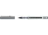 Faber Castell Tintenroller Free Ink Fine, Schreibfarbe schwarz, Strichstärke 0,7 mm, mit Sichtfester und Metallclip, Recycling-Kunststoff, 1 Stück