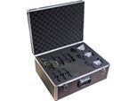 PMR-Funkgeräteset Kenwood TK-3501E, 6-teilig, lizenzfrei, 6 Kanäle, bis 6 km, bis 20 h, IP54, in Alukoffer, schwarz