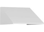 C+P Schrägdachaufsatz, für Spindbreite 400 mm, verkehrsweiß