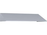 C+P Schrägdachaufsatz, für Spindbreite 1200 mm, weißaluminium
