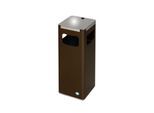 VAR Wertstoffsammelgerät WSG 25R, 22 l, Stahl-Inneneimer, Metallgriff, braun