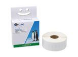 Etiketten G&G, kompatibel zu Dymo 11355/s0722550, 19 x 51 mm, selbstklebend, ablösbar, Thermopapier, weiß, 1 x 500 Stück