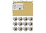 Etiketten G&G, kompatibel zu Zebra 800262-127, 57 x 32 mm, selbstklebend, ablösbar, beschichtet, perforiert, Thermopapier, weiß, 12 x 2100 Stück