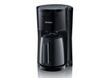 SEVERIN Filterkaffeemaschine, 1,0 L, 8 Tassen, 1.000 W, Schwenkfilter Größe 1x4, Tropfverschluss, Abschaltautomatik, Schwarz,