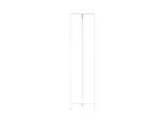 Garderobenständer Functionals FRAME DV47 Chalk White, Stahl, weiß
