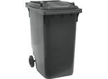 SSI Schäfer Mülltonne GMT, 360 l, bis 144 kg, fahrbar, vorbereitet für Chipaufnahme, PE, schwarzgrau