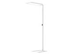 LED-Stehleuchte Waldmann YARA.single, 107 W, 15000 lm, 2700–6500 K, magnetisches Bedienteil, Bewegungs- & Tageslichtsensor, Direkt-/Indirektlicht, weiß