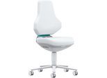TEXON 2 Reinraum-Arbeitsstuhl Skintec offwhite, ESD- & Reinraum-konform, mit Rollen