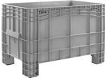Stapel- und Transportgroßbehälter 285 L, H 1040 x B 640 x H 670 mm, Lebensmittelecht, von -40°C bis +60°C, 4 Standfüße