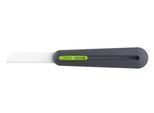 SLICE Industrie-Cuttermesser, für Links-/Rechtshänder, Auto-Klingenrückzug, Umhängeöse, Klinge wechselbar, Kunststoff, anthrazit
