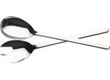 2-teiliges Salatbesteck, Edelstahl 18/10 poliert, 23,6 cm Länge – zeitlos elegant,
