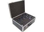 Funkgeräteset Kenwood ProTalk TK-3701D, 6-teilig, lizenzfrei, analog/digital, 48 Kanäle, bis 9 km, bis 18/16 h, IP54/55, in Alukoffer, schwarz