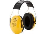 Kapselgehörschutz 3M PELTOR H510A, verstellbarer Kopfbügel mit Polsterung, SNR-Wert 27 dB, ABS-Kunststoff/Schaumstoff/PVC, gelb
