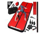 KESSER® Turnmatte Aufblasbar Airtrack 2m/3m/4m/5m/6m Fitness-Matte Gymnastikmatte inkl. Tragetasche & elektr. Luftpumpe Yogamatte, Tumbling Matten, Trainingsmatte, Turn- & Fitness