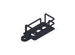 Giese Optisign Duschkorb 30784-14 Montage an Brausestange rechts, schwarz matt