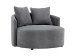 Livetastic , Grau , Textil , 120x72x118 cm ,