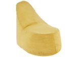 Möbelix , Gelb , Textil , 150 l , Füllung: recyceltes Polystyrol (Eps) , 45x105x70 cm , Kleinmöbel, Sitzsäcke