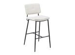 Barhocker Neta Beige Webstoff Gepolstert