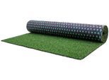 Kunstrasen "WIMBLEDON, Gesamthöhe 7 mm", grün, B:400cm L:100cm, Polyethylen (PE), Polypropylen, PRIMAFLOR-IDEEN IN TEXTIL, Teppiche, mit Drainage-Noppen, wasserfest, UV-beständig, für Balkon & Terrasse