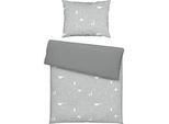 Bettwäsche Sheldon in Grau ca. 140x200cm