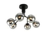 Deckenleuchte Ovo in Schwarz/Chrom max. 15 Watt Deckenlampe