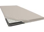 Spannbettlaken BELLANA "bellana deluxe für Topper, mit Elasthan, Premium Jersey 230 g/m²", weiß (schnee), 1 Stk., Jersey, 140x200 140x210 140x220 150x200 150x210 150x220 160x200 160x210 160x220 10cm, Jersey, Obermaterial: 95% Baumwolle, 5% Elasthan, Bettlaken, Spannbettlaken, mit 5% Elasthan, für Topper mit 4-10cm Höhe, bügelfrei, faltenfrei