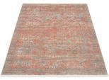 Teppich OCI DIE TEPPICHMARKE "COLOUR TADI", rosa (rosé), B:200cm H:8mm L:290cm, Polyacryl, Viskose, Teppiche, Teppich, Glanz Viskose, mit Fransen, Hoch Tief Struktur, Vintage, Wohnzimmer