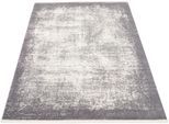 Teppich OCI DIE TEPPICHMARKE "TOP EMILIA", grau, B:160cm H:7mm L:230cm, Polypropylen (PP), Teppiche, Teppich, 3-D Hoch Tief Optik, mit Fransen, Wohnzimmer