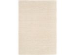 Wollteppich OCI DIE TEPPICHMARKE "SAMBIA", beige (beige, mix), B:250cm H:16mm L:350cm, Schurwolle, Teppiche, reine Wolle, Handloom, hochwertig verarbeitet, natürlich warm