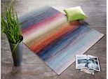 Teppich OCI DIE TEPPICHMARKE "Rainbow Stripe" Gr. 4, bunt (multi), B:170cm H:5mm L:240cm, Kunstfaser, Teppiche, Teppich, Kurzflor, weiche Microfaser, Wohnzimmer
