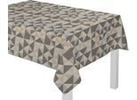 Tischdecke ADAM "Bio Bel" Gr. 2, schwarz, B:130cm L:220cm, Bio-Baumwolle, Tischdecken, Tischdecke, aus 100% Bio-Baumwolle