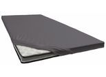 Spannbettlaken BELLANA "bellana deluxe für Topper, mit Elasthan, Premium Jersey 230 g/m²", grau (anthrazit), 1 Stk., Jersey, 100x200 100x210 100x220 110x200 110x210 110x220 120x200 120x210 120x220 90x200 90x210 90x220 10cm, Jersey, Obermaterial: 95% Baumwolle, 5% Elasthan (LYCRA), Bettlaken, Spannbettlaken, mit 5% Elasthan, für Topper mit 4-10cm Höhe, bügelfrei, faltenfrei
