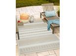 Teppich THE CARPET "Calgary", beige, B:240cm H:1mm L:340cm, Polypropylen, Teppiche, Teppich, moderner robuster In und Outdoor Teppich