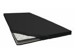 Spannbettlaken BELLANA "bellana deluxe für Topper, mit Elasthan, Premium Jersey 230 g/m²", schwarz, 1 Stk., Jersey, 140x200 140x210 140x220 150x200 150x210 150x220 160x200 160x210 160x220 10cm, Jersey, Obermaterial: 95% Baumwolle, 5% Elasthan (LYCRA), Bettlaken, Spannbettlaken, mit 5% Elasthan, für Topper mit 4-10cm Höhe, bügelfrei, faltenfrei