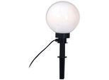 LED Solarleuchte NÄVE "Außen Kugelerdspieß "BALL" D: 20 cm", schwarz, B:20cm H:51cm L:51cm, Leuchten, Inkl. Anschlußleitung ca. 2,75 m